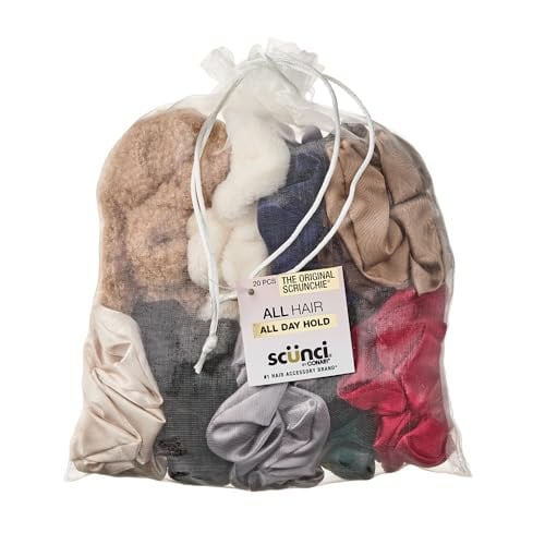 Scunci by Conair The Original Satin Scrunchies 20pk Deal