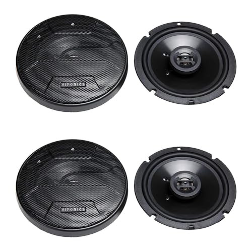 Hifonics Zeus ZS65CXS 2-Pack 6.5 Inch 3 Way 300W Shallow Coaxial Speakers