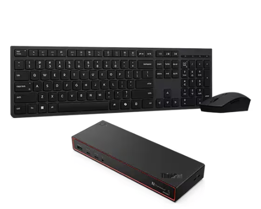 ThinkPad Thunderbolt 5 Smart Dock + Professional Rechargeable Combo