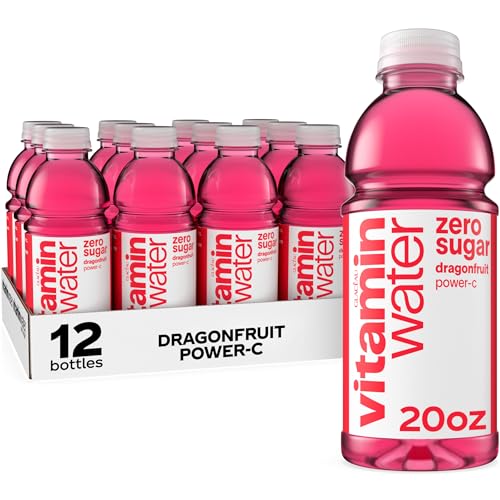 Vitamin Water Zero Power-c Electrolyte Enhanced Bottled Water (Dragonfruit) 2 x 12-Pack Deal