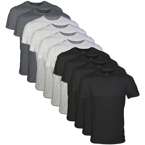 Gildan Men's Crew T-Shirts 10-Pack