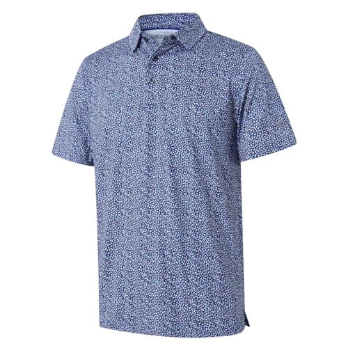 M MAELREG Men's UPF 30+ Dry-Fit Performance Golf Polo Shirts