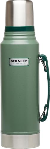 Stanley Classic Heritage 1.1-Qt Vacuum Bottle w/ Handle (Hammertone Green)