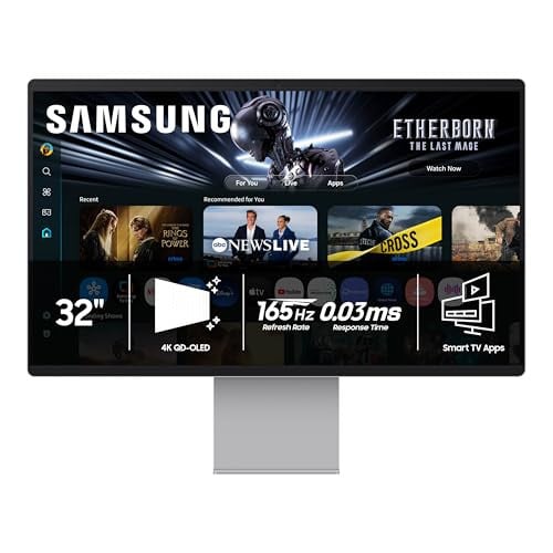 Samsung 32" 4K QD-OLED 165Hz Smart Monitor Deal