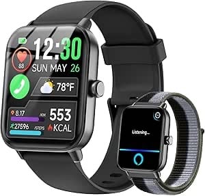 Smart Watches w/ 2 Straps Deal