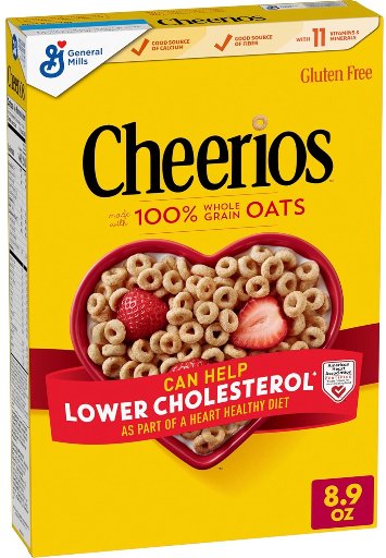 Cheerios, Heart Healthy Gluten Free Breakfast Cereal, 8.9 oz