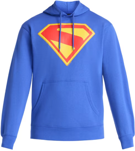 Superman Men's and Big Men's Shield Graphic Hoodie