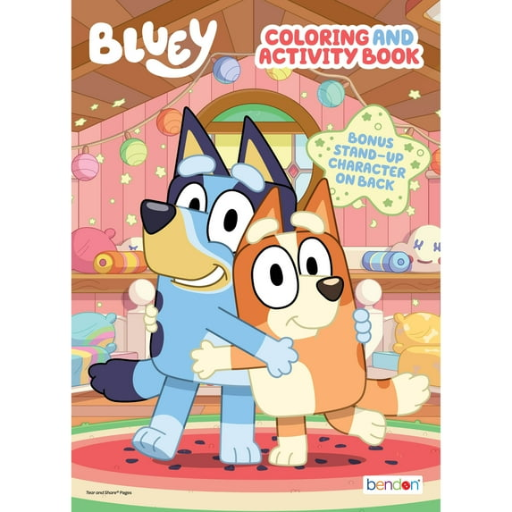 Bluey Jumbo Coloring Book 64 Pages