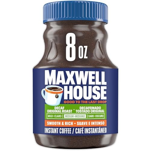 Maxwell House Original Roast Decaffeinated Instant Coffee 8 oz Jar Deal
