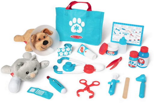 Melissa & Doug Examine and Treat Pet Vet Pretend Play Set (24 Pcs)