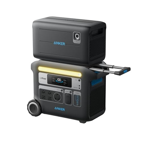 Anker SOLIX F2000 Portable Power Station 4096Wh LiFePO4 Battery