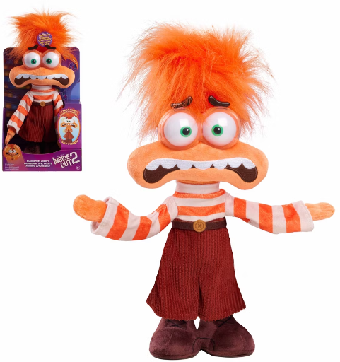 Disney and Pixar Inside Out 2 Shaking with Anxiety Feature Plush