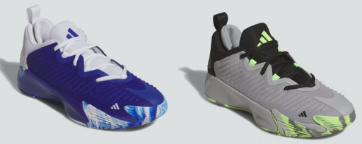 adidas Men's Initiation Basketball Shoes (Grey Two or Lucid Blue)