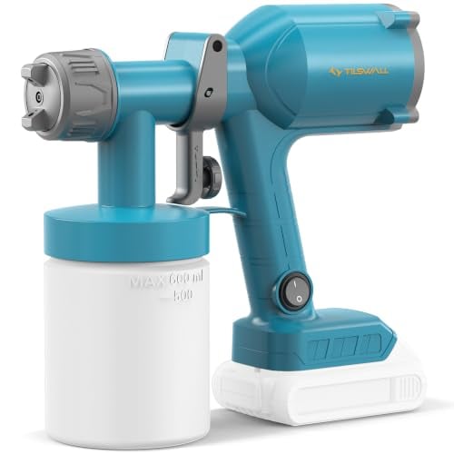 Tilswall Cordless Paint Sprayer Dreamer400 Compatible for Dewalt 18V 20V