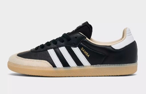 Adidas Men's Samba OG Shoes (Black/White/Off White/Gum)