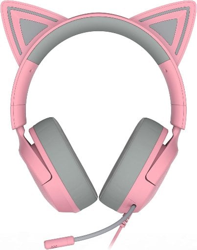 Razer Kraken Kitty V3 X Wired Gaming Headset: Kitty Ears - Pink