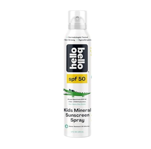 Hello Bello Kids' SPF 50 Mineral Sunscreen Spray 5-Oz