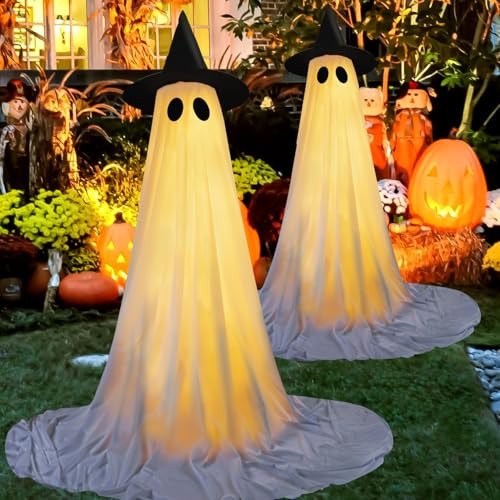 Outdoor Light Up Ghost Kit 2-Pack
