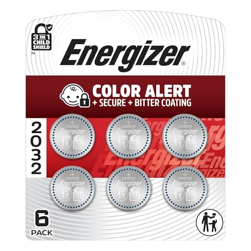 Energizer 2032 3V Lithium Coin Batteries (6-Pack)