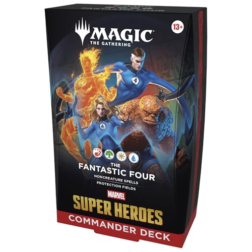 Magic: The Gathering Marvel Super Heroes Commander Deck - The Fantastic Four 100-Card Deck Deal