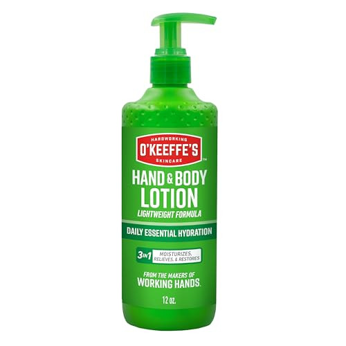 O'Keeffe's Hand and Body Lotion 12 oz Pump 1-Pack