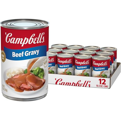12-Pack Campbell's Beef Gravy 10.5 Oz Can