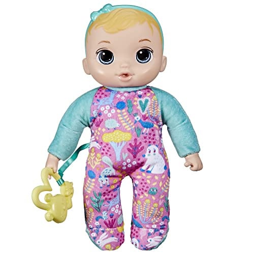 Baby Alive Soft ‘n Cute Doll, Blonde Hair, 11-Inch