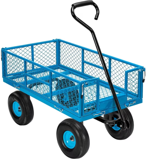 SPECSTAR 880lb Mesh Steel Garden Cart 38" x 21"