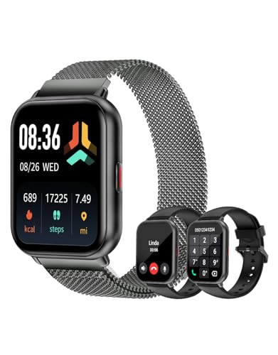 Cloudpoem Smartwatch w/ Bluetooth Call Function & 3 Bands Deal