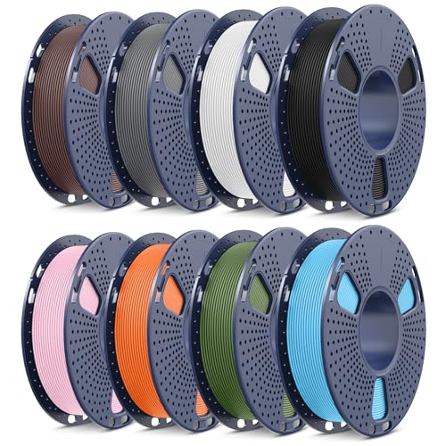 SUNLU High Speed Matte PLA 3D Printer Filament 8-Pack Deal