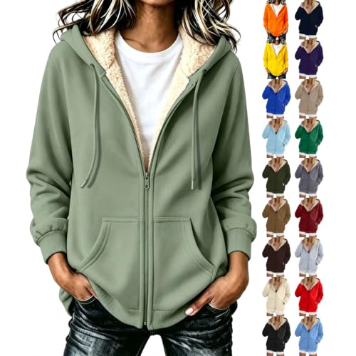 Soft Fleece Lined Zip Up Hoodie Deal
