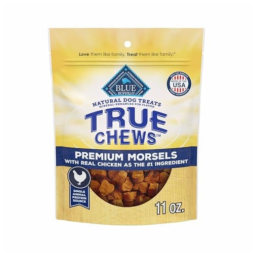 Blue Buffalo True Chews Premium Morsels Natural Dog Treats (Chicken) 11-Oz Deal