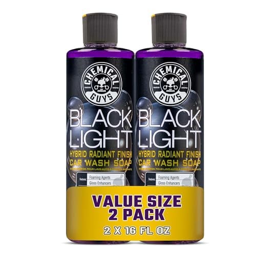 (Prime Deal) Chemical Guys Black Light Hybrid Radiant Finish Car Wash Soap 2 Pack (2 X 16 Fl. Oz.)