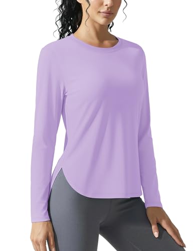 TACVASEN Women's Long Sleeve Sun Protection Shirts UPF 80+