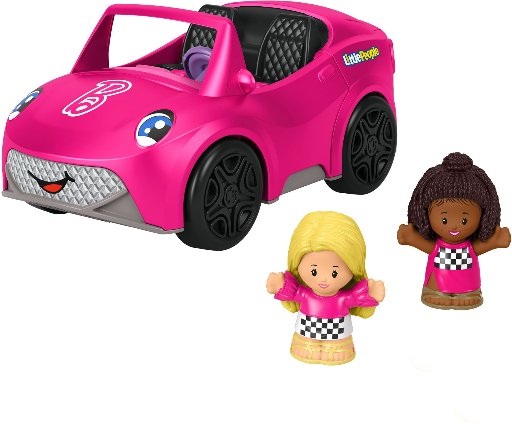 Fisher-Price Little People Barbie Convertible Toy Car w/ Sounds
