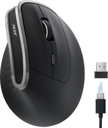 Acer Ergonomic Wireless 6 Button Adjustable DPI Vertical Mouse Deal