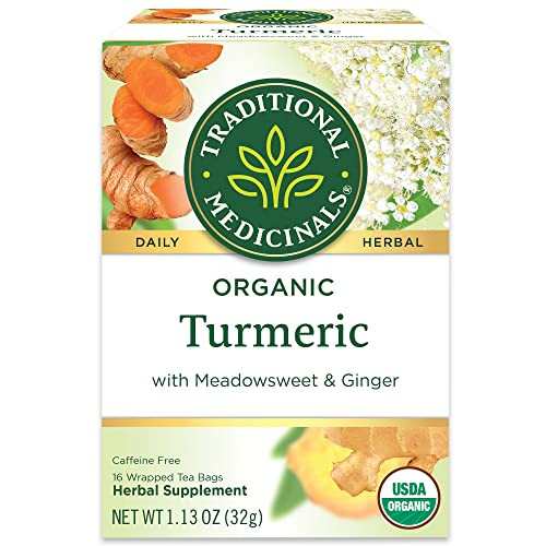 Traditional Medicinals Organic Turmeric & Ginger Tea 16-Count