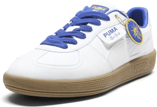 PUMA Palermo Nyc Flagship Lace Up Mens White Sneakers