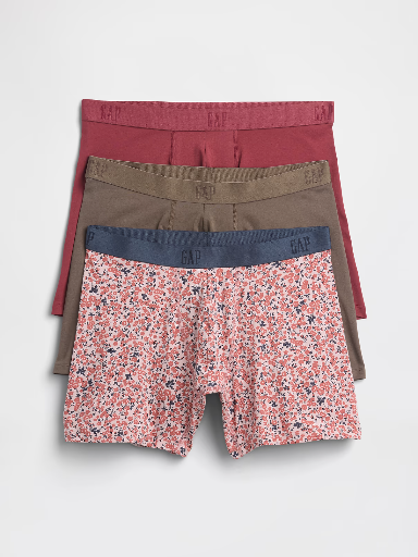 3-Pack Gap Factory Men's 5" Boxer Briefs Deal