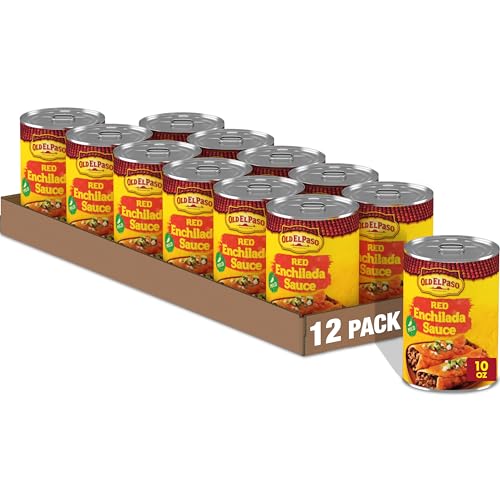Old El Paso Red Enchilada Sauce 10 oz (Pack of 12) Deal