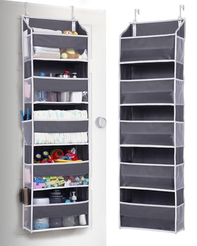 ULG Over Door Organizer w/ 5 Large Pockets & 10 Side Pockets