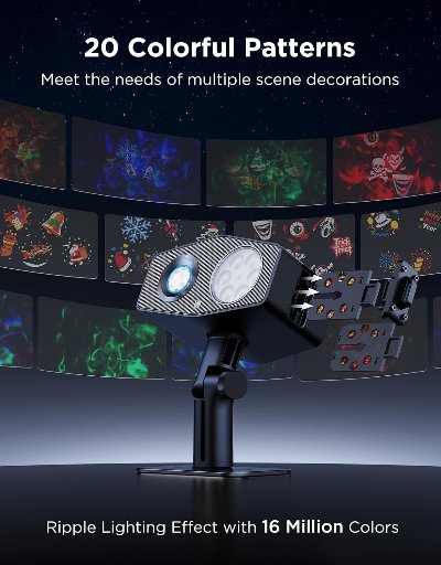 Govee Outdoor Decoration 20W LED Snowflake Projector Light