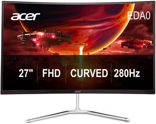 Acer Nitro 27" Full HD 1500R Curved Gaming Monitor 280Hz Deal