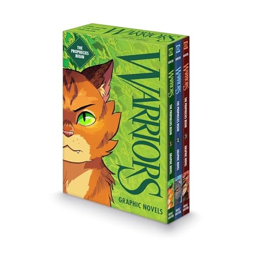 The Warriors Graphic Novel Box Set: The Prophecies Begin: The Complete First Arc, Books #1-#3 Deal