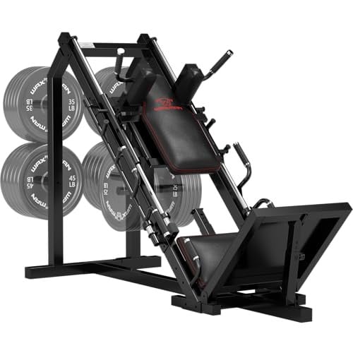 Waxman 2-in-1 Leg Press Hack Squat Machine Combo Deal
