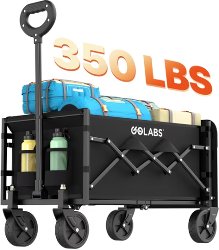 GOLABS Collapsible Folding Wagon Cart 100L Deal