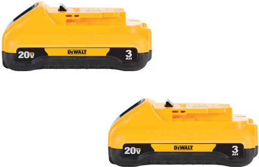 DEWALT 20-Volt 2-Pack 3.0 Ah Lithium-ion Battery Deal
