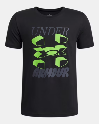 Under Armour UA Split Big Logo Boys' Short Sleeve