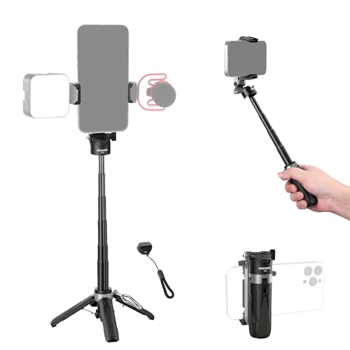 Neewer 3-in-1 Selfie Stick Tripod Stand with Detachable Bluetooth Remote