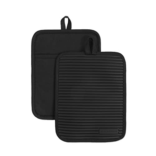 KitchenAid Ribbed Soft Silicone Pot Holders 2-Pack